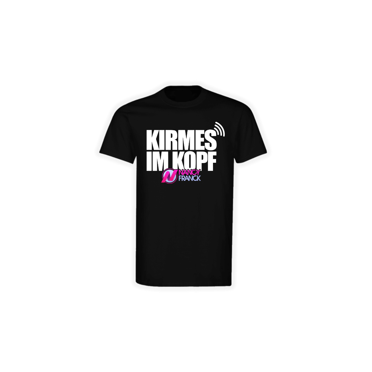 T-Shirt "KIRMES IM KOPF" schwarz
