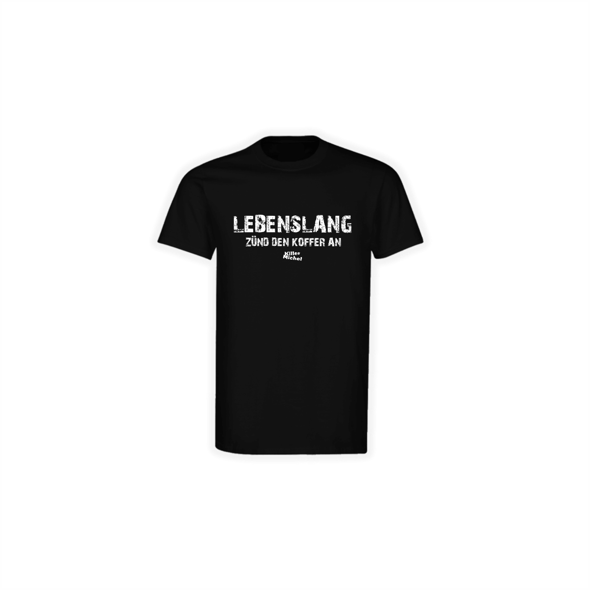 T-Shirt "LEBENSLANG" schwarz