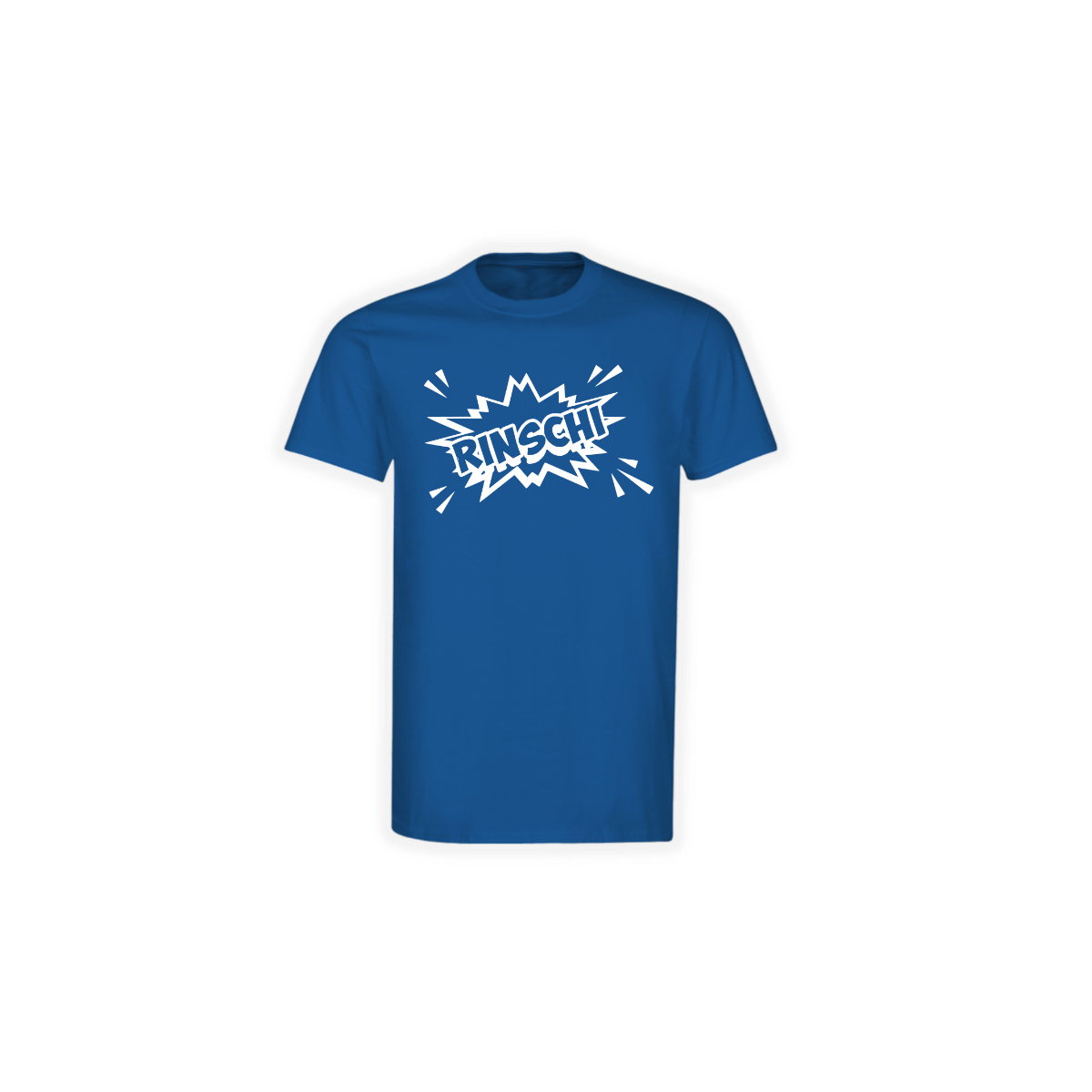 T-Shirt "RINSCHI Logo" blau