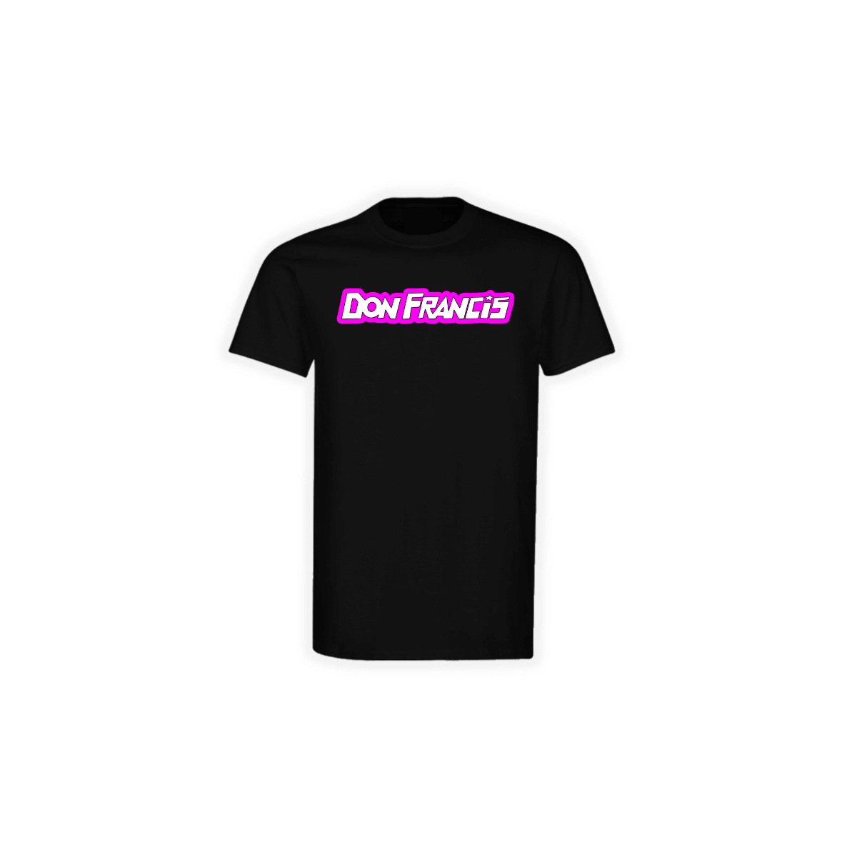 T-Shirt "DON FRANCIS Logo" schwarz