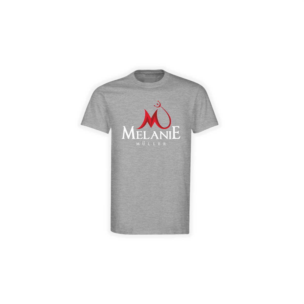 T-Shirt "MELANIE MÜLLER Logo" grau