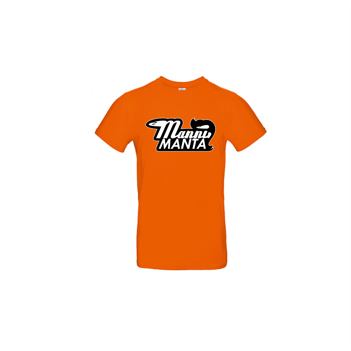 T-Shirt "MANNI MANTA Logo" orange