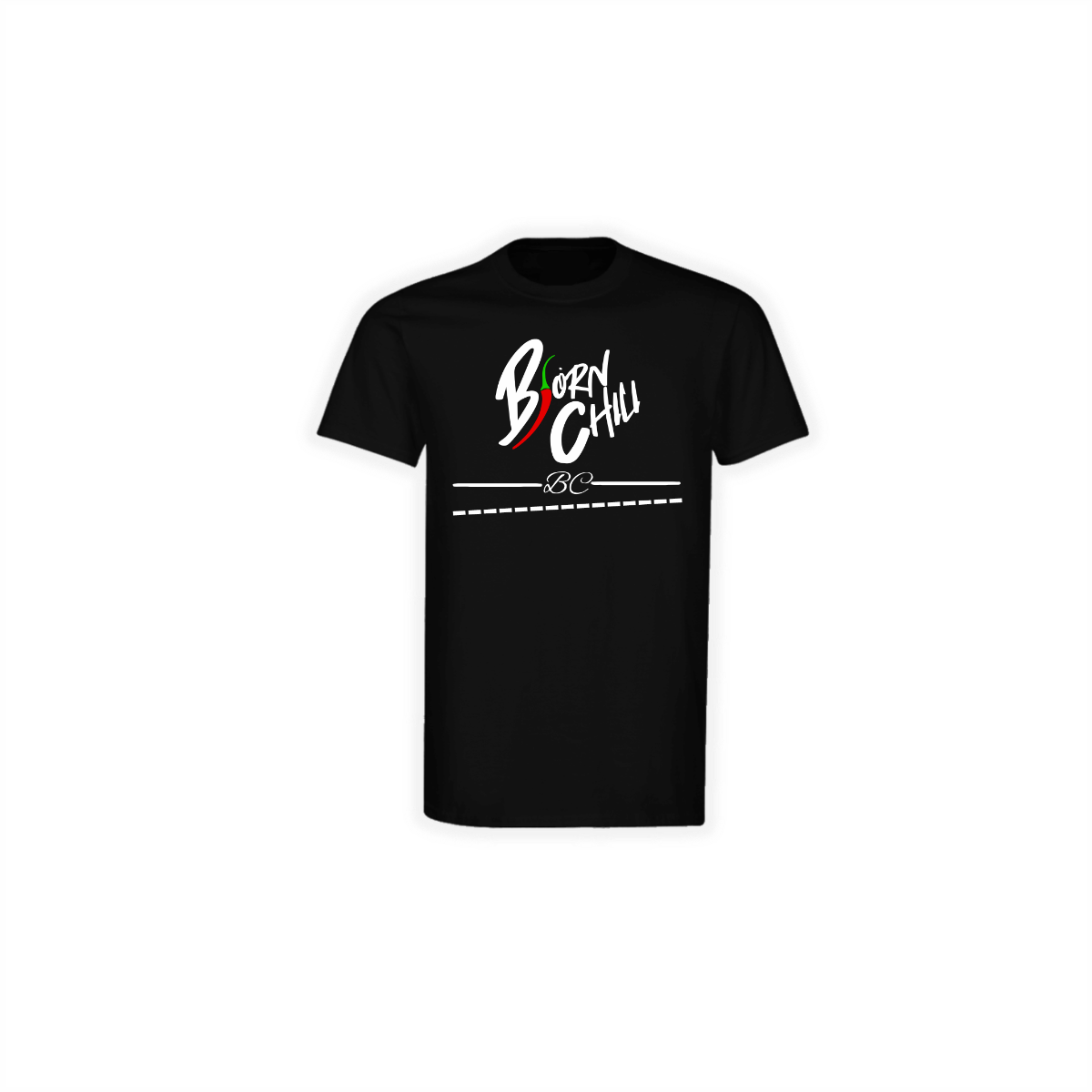 T-Shirt "BJÖRN CHILI Logo" schwarz
