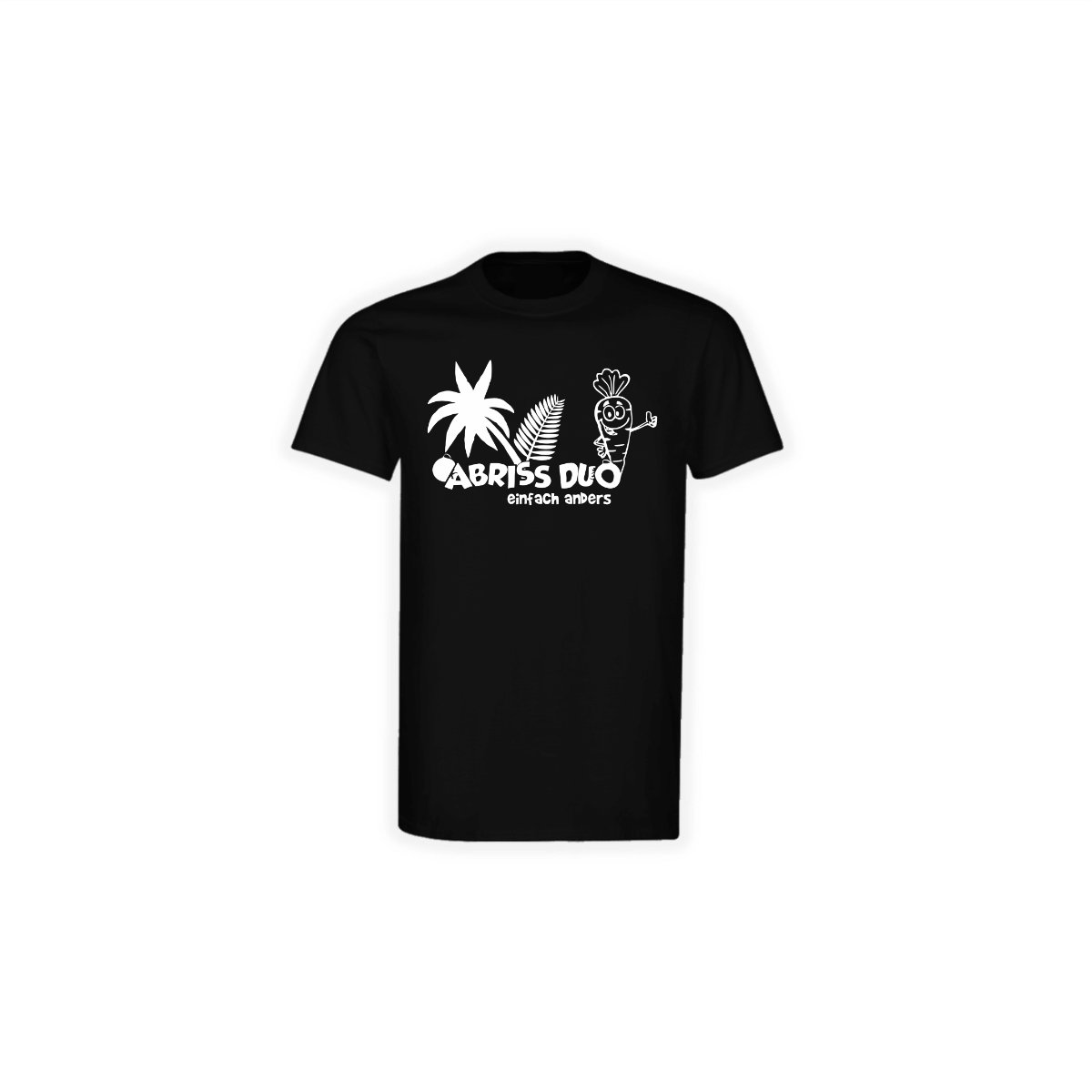 T-Shirt "ABRISS DUO Logo" schwarz