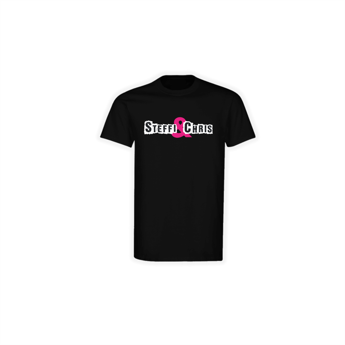 T-Shirt "STEFFI & CHRIS Logo" schwarz