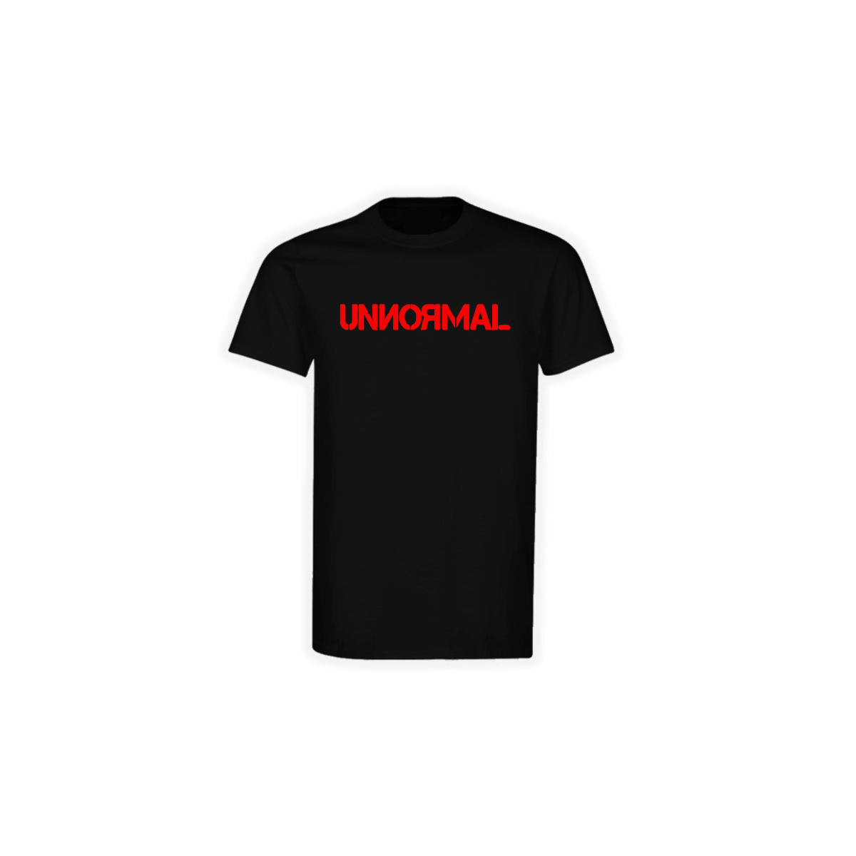 T-Shirt "UNNORMAL Logo" schwarz