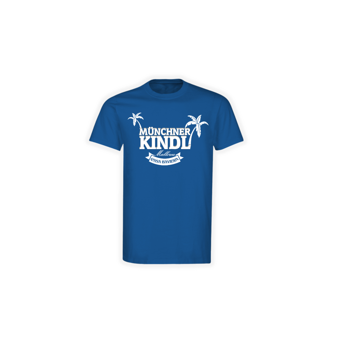 T-Shirt "MÜNCHNER KINDL Logo" blau