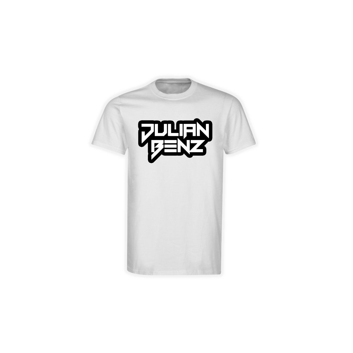 T-Shirt "JULIAN BENZ Logo" weiß