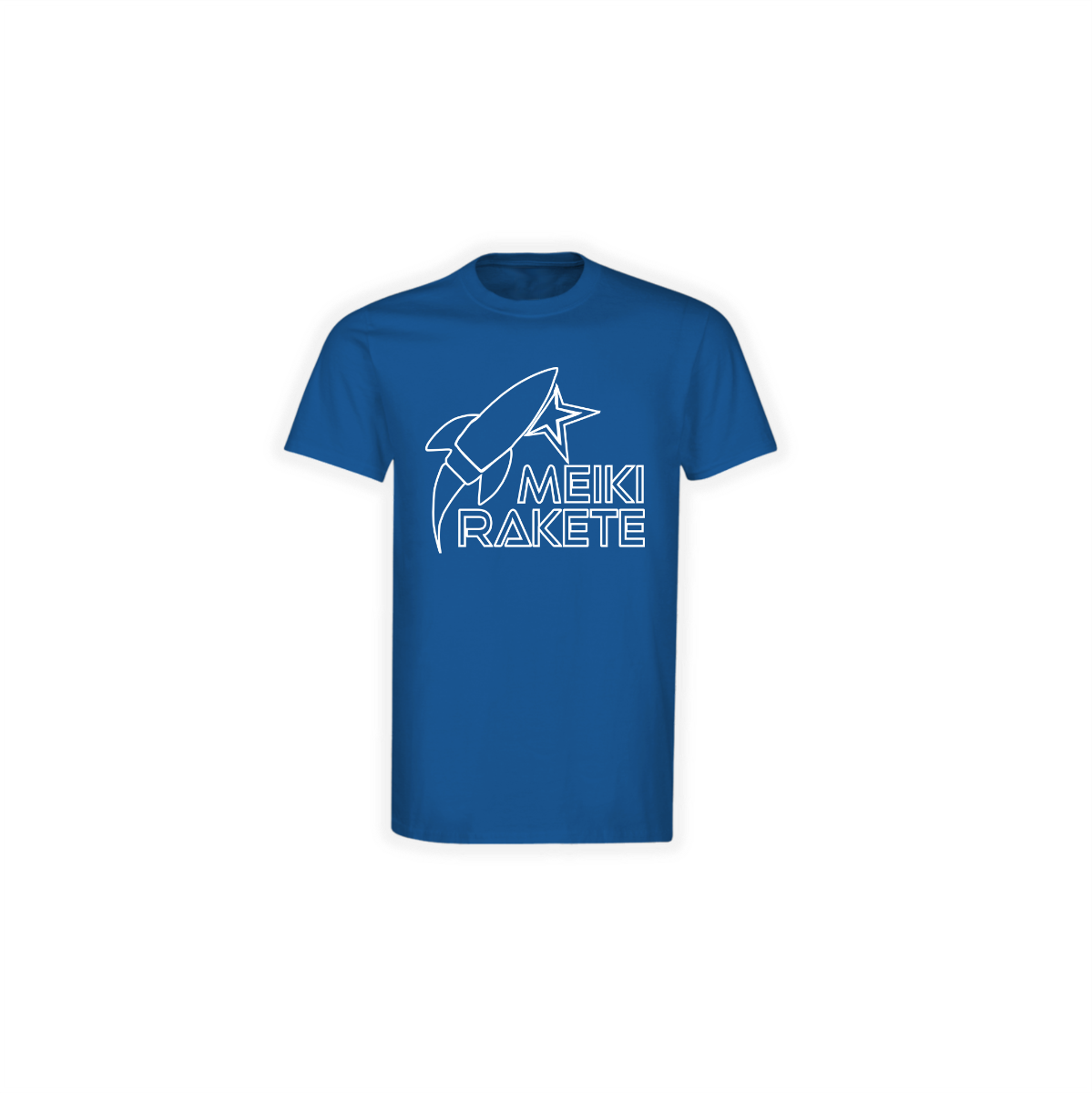 T-Shirt "MEIKI RAKETE Logo" blau