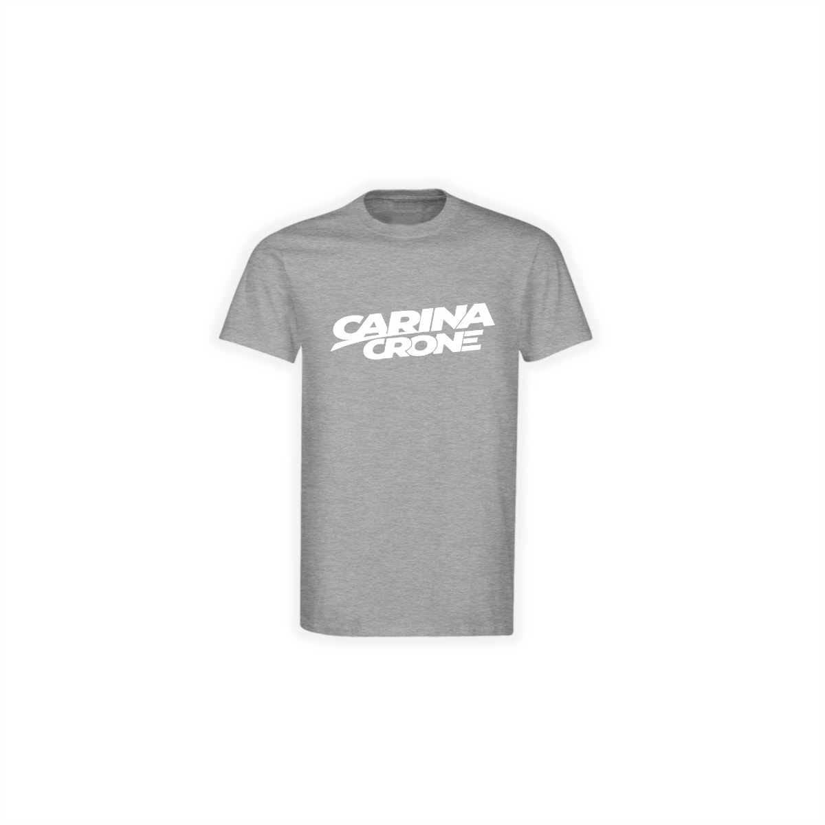 T-Shirt "CARINA CRONE Logo" grau