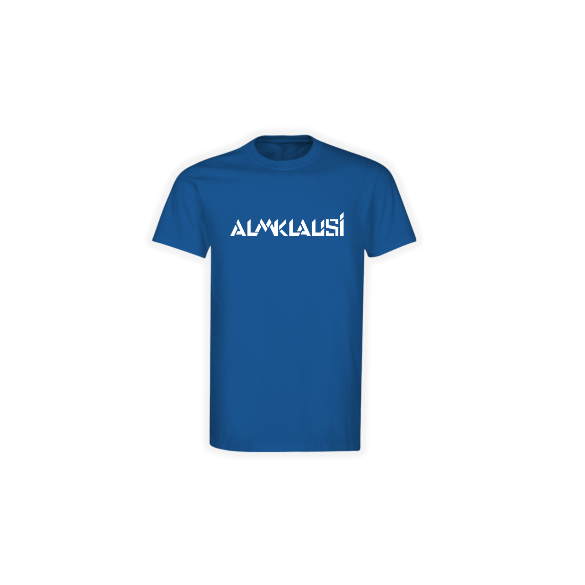 T-Shirt "ALMKLAUSI Logo" blau
