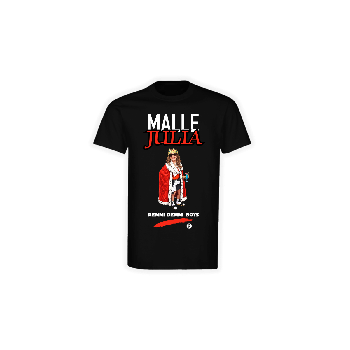 T-Shirt "MALLE JULIA" schwarz