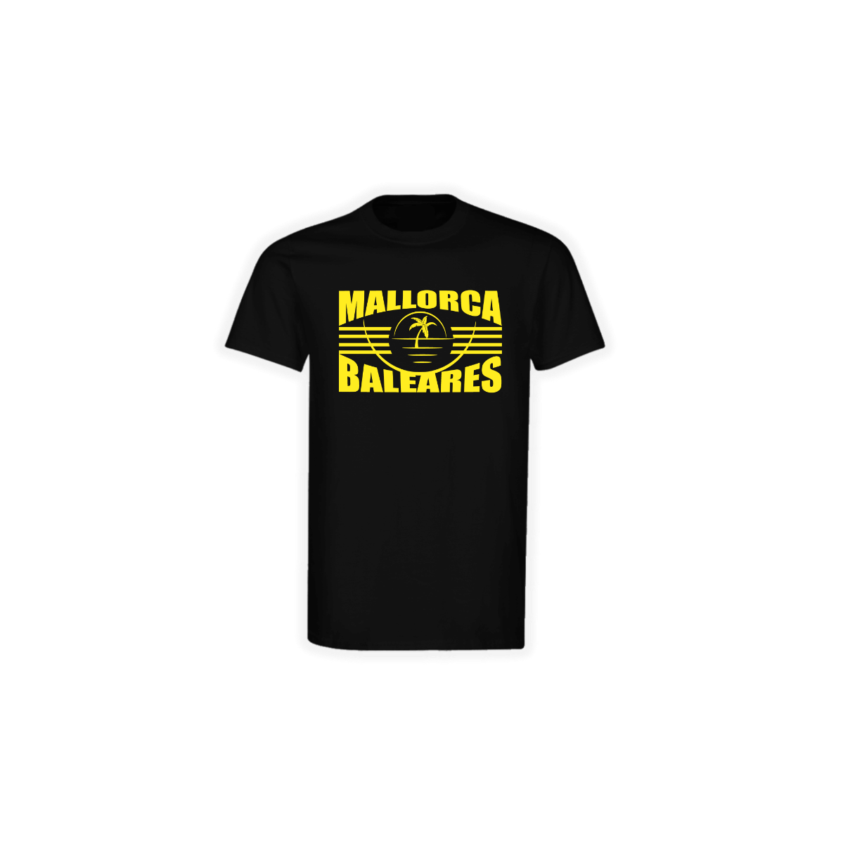 T-Shirt "MALLORCA BALEARES" schwarz