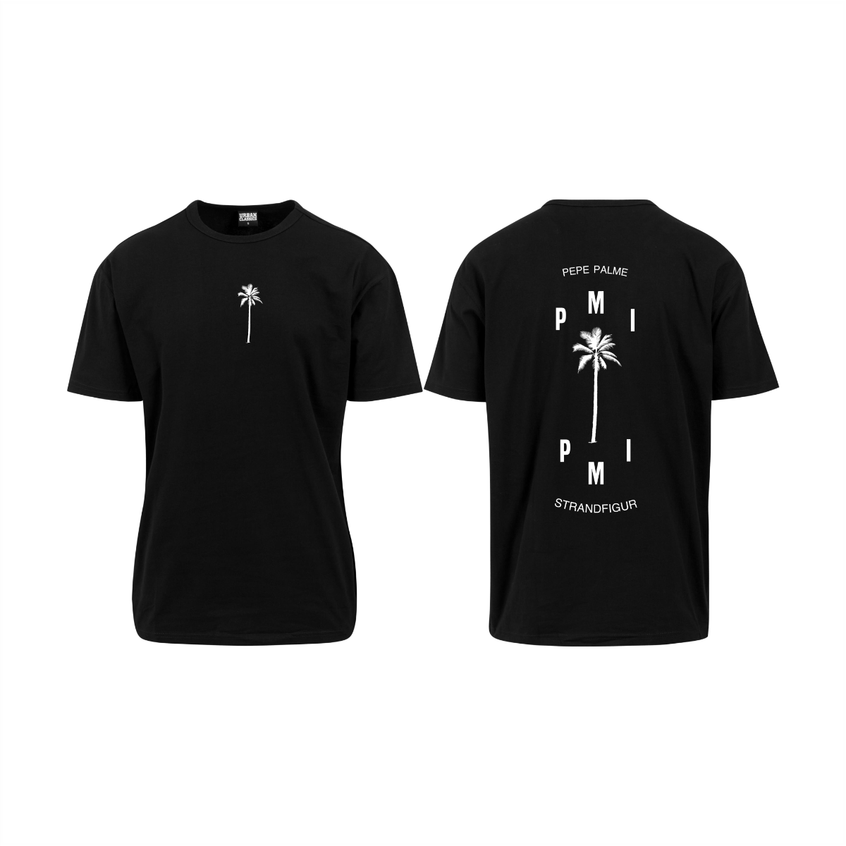 T-Shirt „Pepe Palme PMI” Oversize schwarz