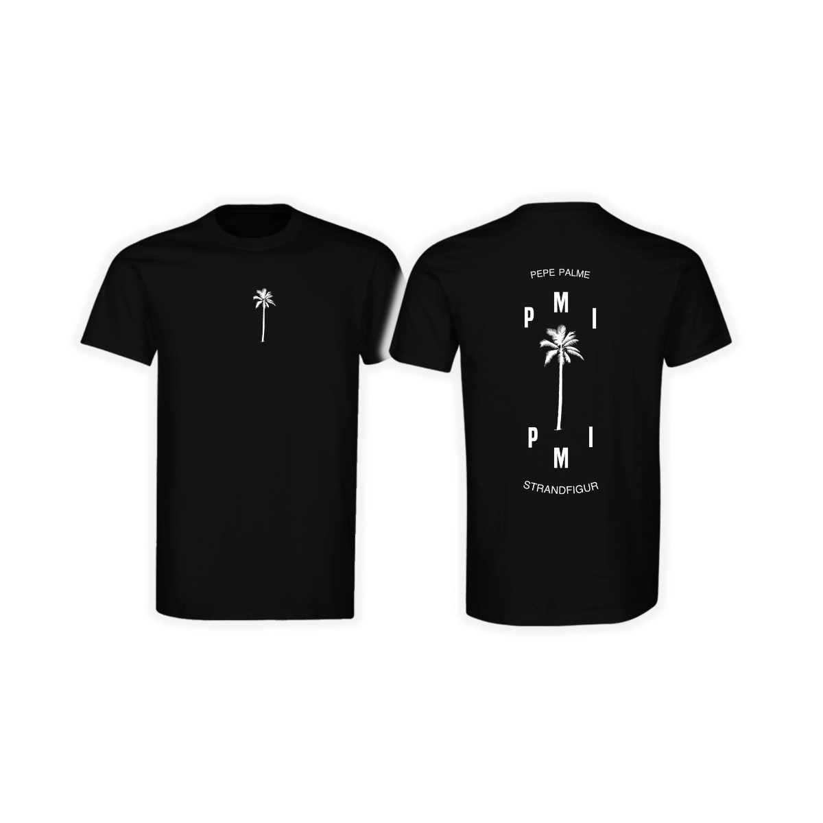 T-Shirt „Pepe Palme PMI” schwarz