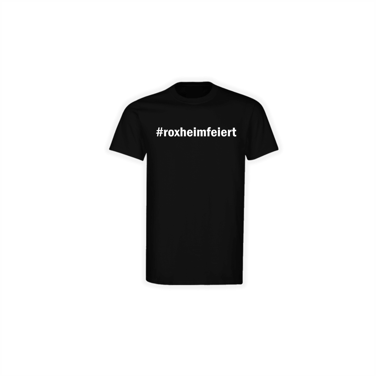T-Shirt "#roxheimfeiert" schwarz