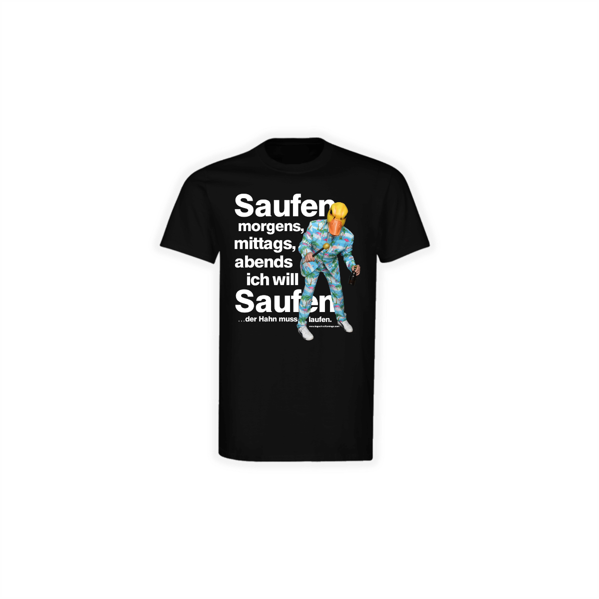 T-Shirt "SAUFEN" schwarz