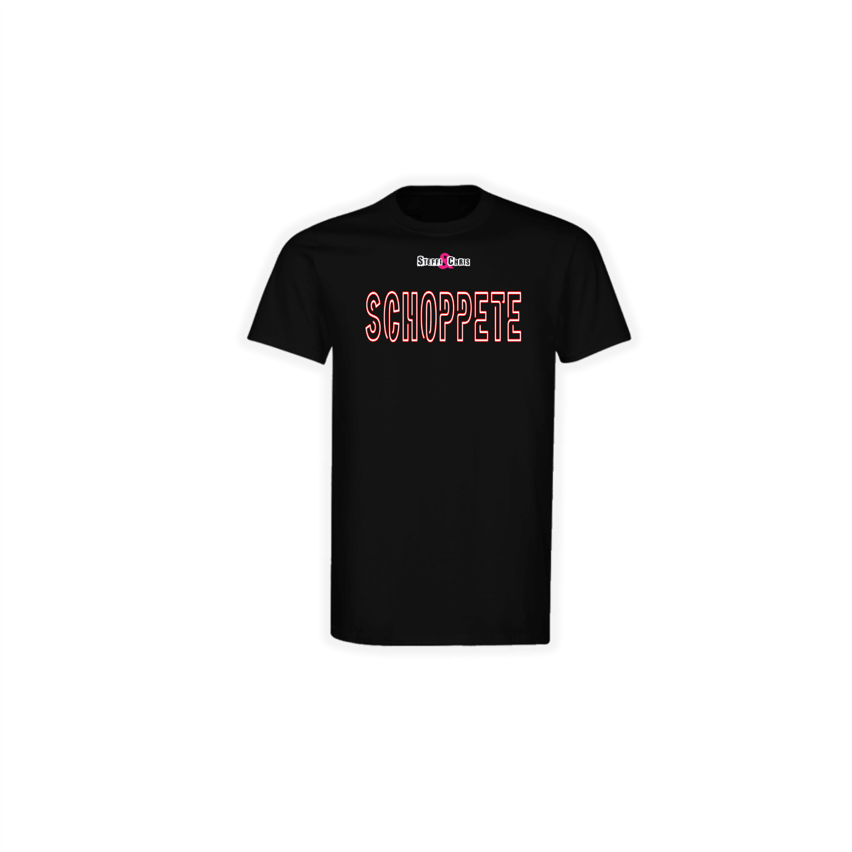 T-Shirt "SCHOPPETE" schwarz