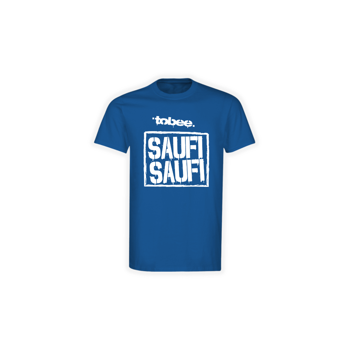 T-Shirt "SAUFI SAUFI" blau