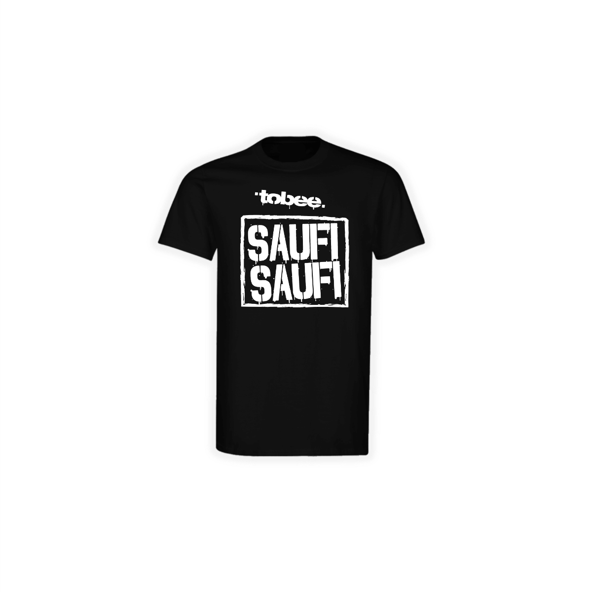 T-Shirt "SAUFI SAUFI" schwarz