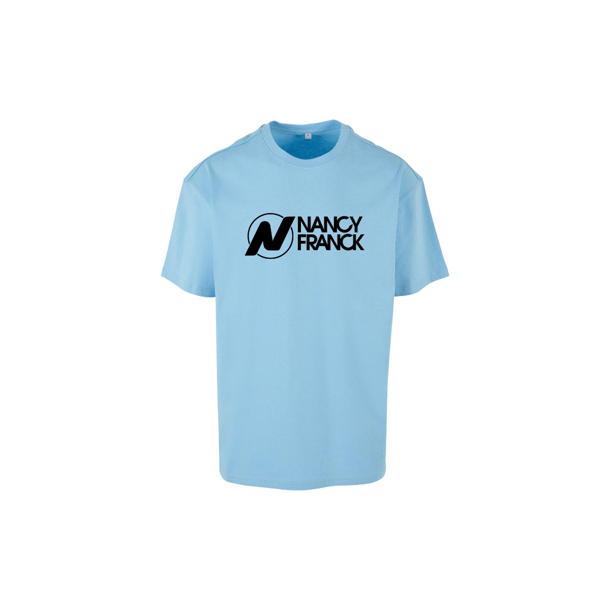 T-Shirt "BALLERN" oversize, sky blue