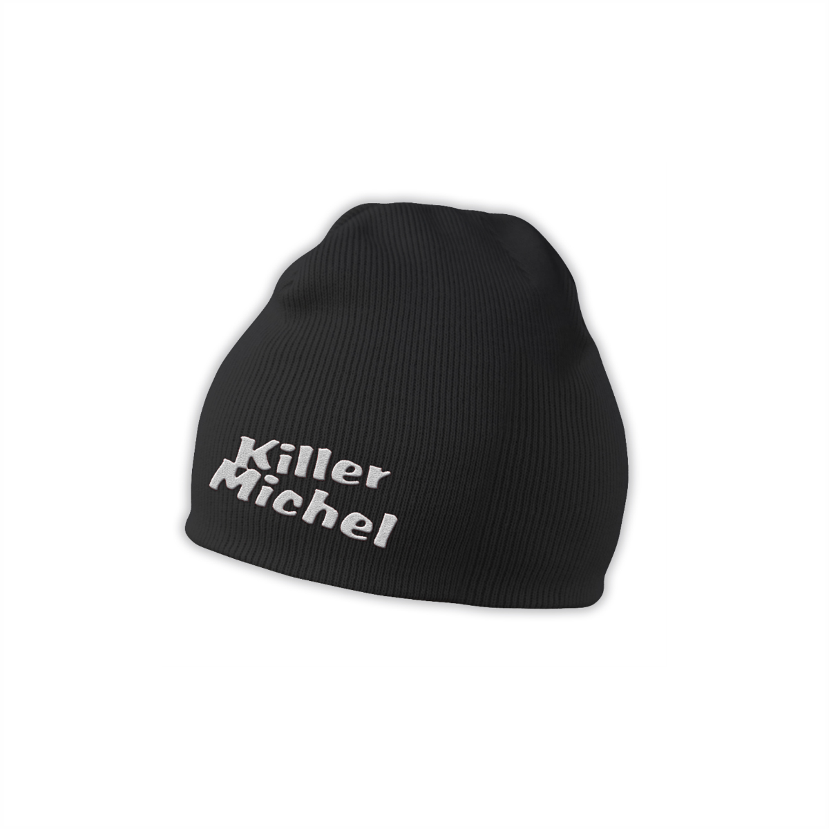 Wollmütze "KILLERMICHEL Logo" schwarz, bestickt