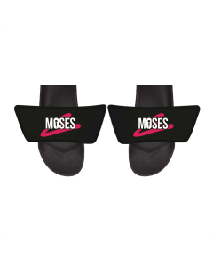 Badelatschen "MOSES Logo" schwarz