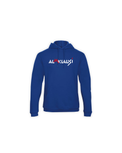 Kapuzen Sweat-Shirt "ALMKLAUSI Logo" blau