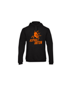 Kapuzen Sweat-Shirt "ASPHALT ANTON Logo" schwarz