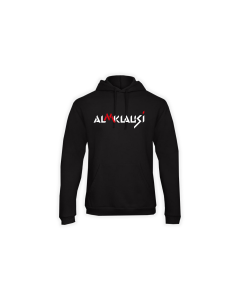 Kapuzen Sweat-Shirt "ALMKLAUSI Logo" schwarz