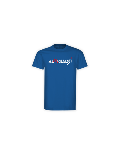 T-Shirt "ALMKLAUSI Logo" blau