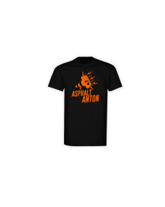 T-Shirt "ASPHALT ANTON Logo" schwarz