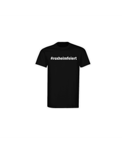 T-Shirt "#roxheimfeiert" schwarz